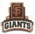 Giants Marquee logo pin