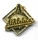 A\'s Gold Diamond pin