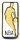 Gold NBA Logo pin Gold NBA Logo pin