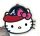 Braves Hello Kitty Cap pin