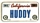 A's Tim "Huddy" Hudson License Plate pin A's Tim "Huddy" Hudson License Plate pin