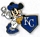 Royals Mickey Mouse Home Plate pin