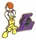Lakers Donald Duck pin