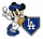 Dodgers Mickey Mouse Home Plate pin