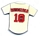 Red Sox Matsuzaka Jersey pin - White