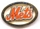 Mets Cut-Out Oval pin - Orange