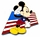 Mickey Mouse Flag pin (2003)