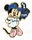 Brewers Minnie Mouse #1 Fan pin