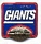 NY Giants 2-Piece Square pin