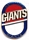 NY Giants Cut-Out Oval pin