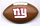 NY Giants PVC Football pin