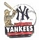 Yankees Batter & Ball pin