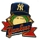 Yankees Cap and Ball pin