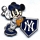 Yankees Mickey Mouse Home Plate pin