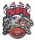 Patriots Players pin w/ 3D ball