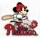 Phillies Mickey Mouse Batter pin