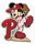 Phillies Mickey Mouse Pitcher pin
