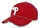 Phillies Cap pin by Aminco - Red
