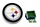 Steelers Lapel pin in gift box