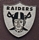 Raiders Silver Logo pin