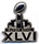 Super Bowl XLVI Logo pin #1