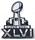 Super Bowl XLVI Logo pin #2