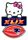 Patriots Super Bowl XLIX Hello Kitty pin