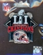 Patriots Super Bowl LI Champs Helmet pin