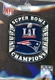 Patriots Super Bowl LI Champs Ring pin