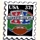 Super Bowl XL Postage Stamp Pin