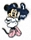 Padres Minnie Mouse #1 Fan pin