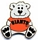 Giants Teddy Bear pin by PDI