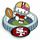 49ers Hello Kitty Kickoff pin