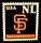 Giants Stamp pin