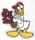 Cardinals Donald Duck pin