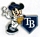 Rays Mickey Mouse Home Plate pin