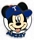 Rangers Mickey Mouse Head pin