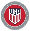 Team USA Round pin