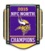 Vikings 2015 NFC North Division Champs pin