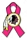 Redskins BCA Pink Ribbon pin