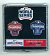 Cubs vs Indians 2016 World Series 3-Pin Rivalry Set
