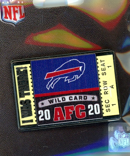 Bills Wild Card "I Was There" pin