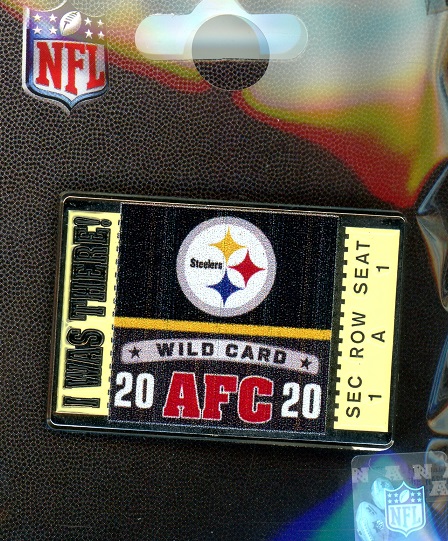 Steelers Wild Card \"I Was There\" pin