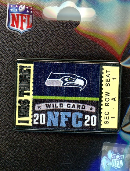 Seahawks Wild Card "I Was There" pin