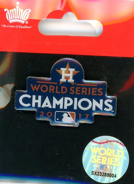 Astros 2017 World Series Champs Logo pin #2