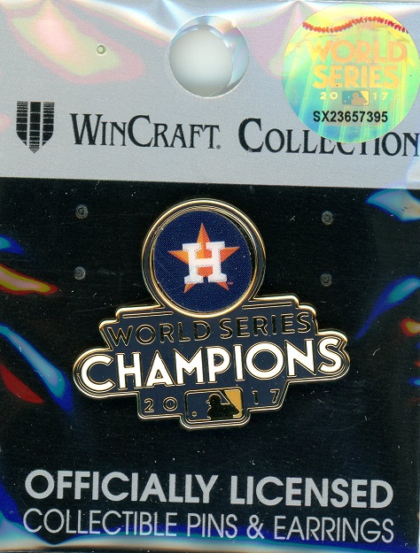 2017 Astros World Series Champs Logo pin