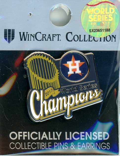 2017 Astros World Series Champs Trophy pin #2