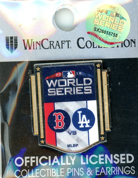 2018 World Series Dueling pin - Red Sox vs Dodgers