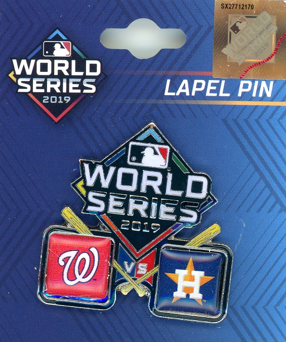 2019 World Series Head To Head pin #1 - Astros vs Nationals