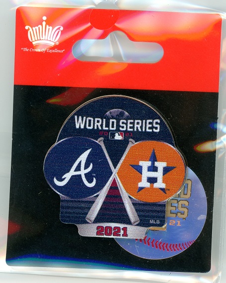 Braves vs Astros 2021 World Series Head-To-Head pin